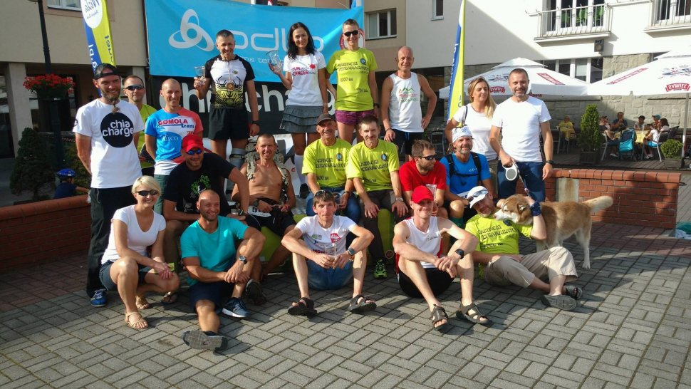 Najlepsi uczestnicy Karpackiego Ultra Matratonu na mecie w Wiśle